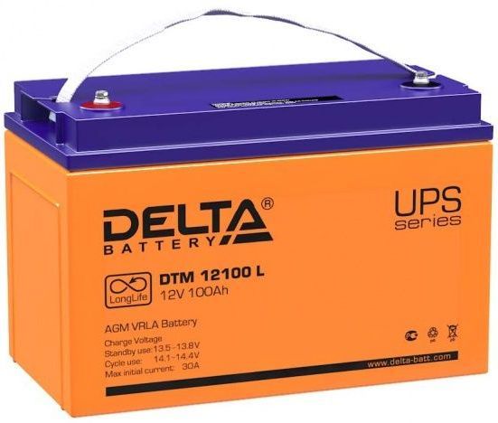 Аккумуляторная батарея Delta HRL 12 100l